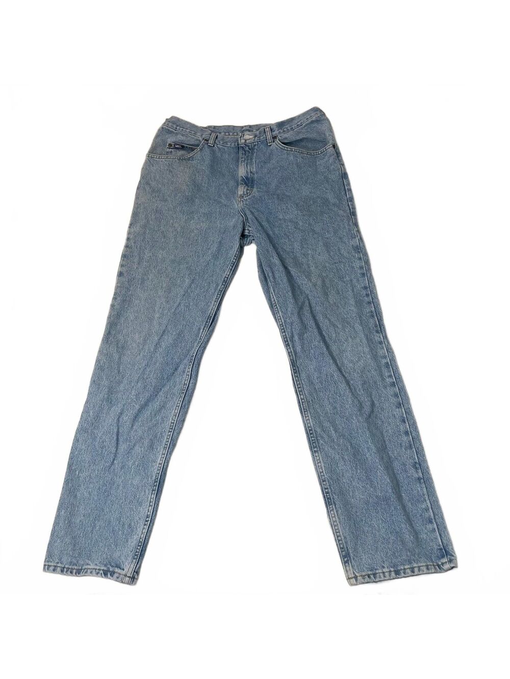 Light Blue Straight Leg Vintage Lee Denim Jeans 38x34 USA 100% Cotton